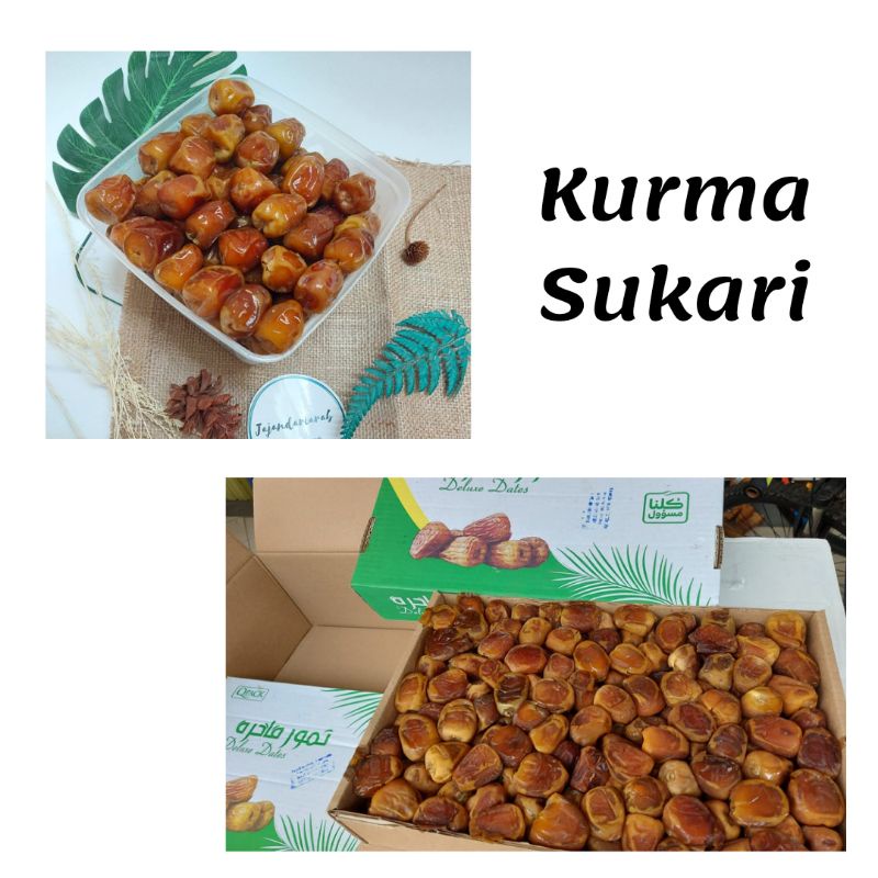 

Kurma sukkari kurma raja kurma madinah 1 box 3kg