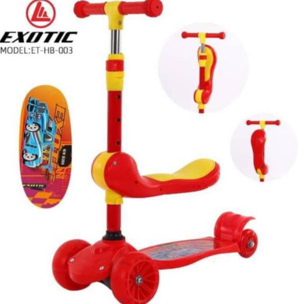 Exotic Scooter Et-Hb-003 Mainan Anak Skuter Otoped Skuter Multifungsi - Blue Anturium1789