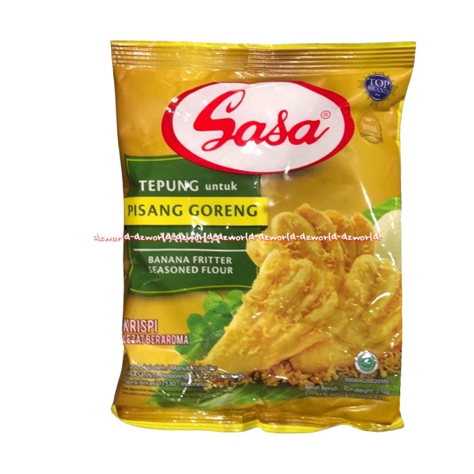 Sasa Tepung Pisang Goreng Vanila Krispi 210gr Tepung Bumbu Instan Untuk Membuat Memasak Pisang Goreng Kriuk Yummy Enak Shasa Banana Crispy