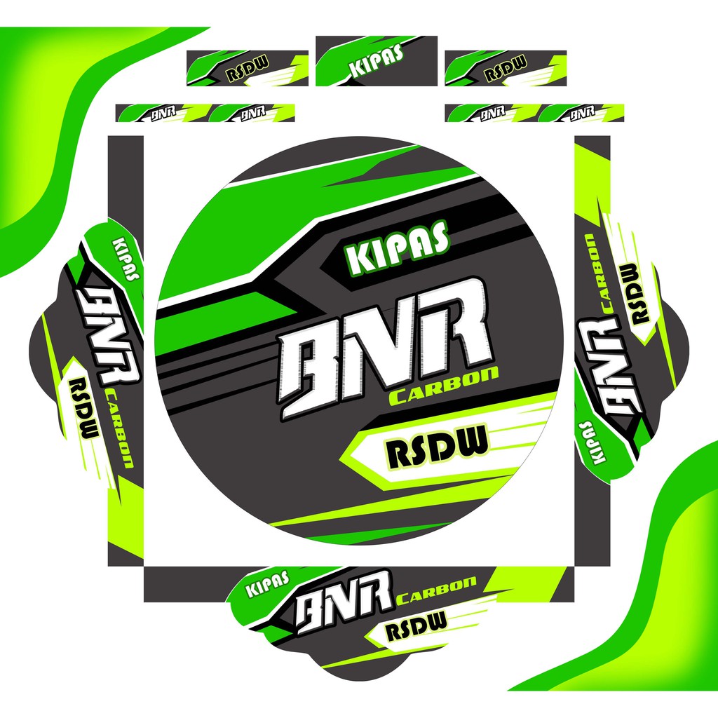 COD STICKER SANGKAR MURAI BATU BNR CARBON CUSTOME NAMA