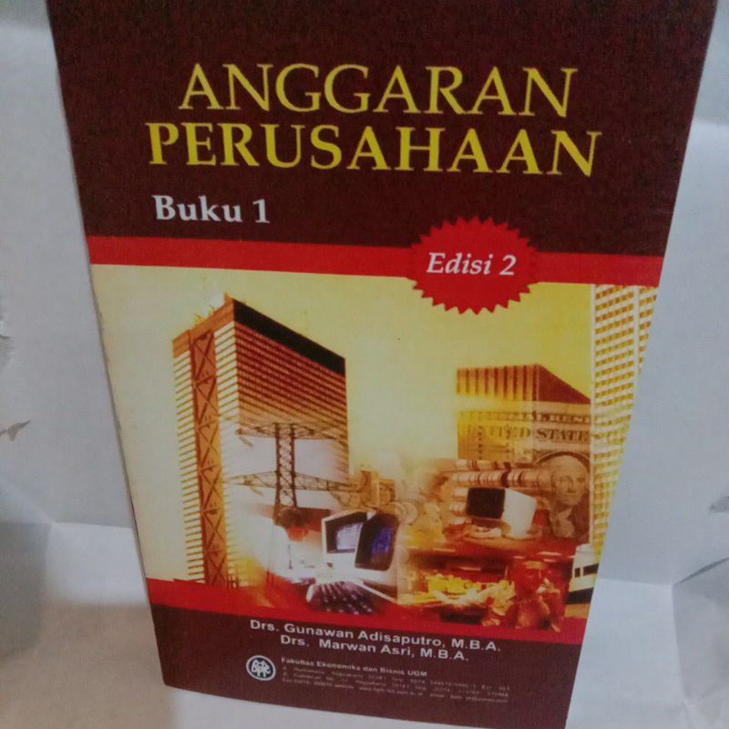

ANGGARAN PERUSAHAAN Buku 1, edisi 2 By Drs Gunawan