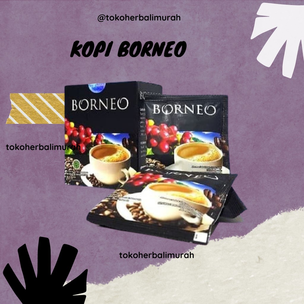 

Kopi Borneo Premium Blend Coffee isi 5 Sachet