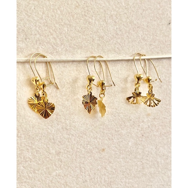 Anting Gantung Emas Asli kadar 700 25k Mas lokal