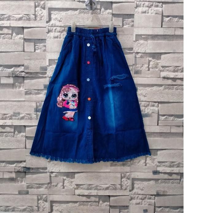 >COD.E-0145 Rok jeans panjang anak led lol usia 6-9thn/rok Levis anak panjang bisa nyala ,,,Trims