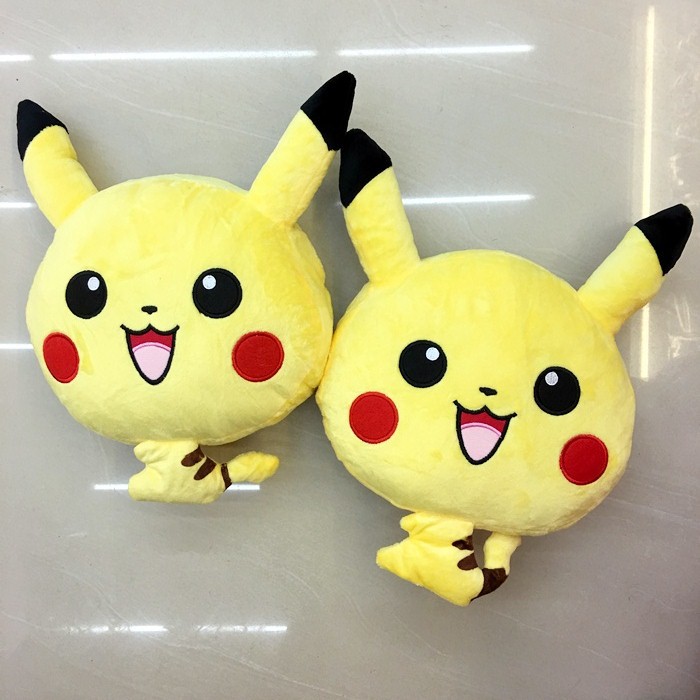 Bantal Sandaran Jok Mobil Kepala Leher Headrest Car Set Pikachu Pokemon