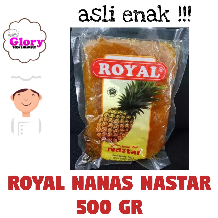 

selai nanas royal 500gr kartonan 1 dus isi 20 pc