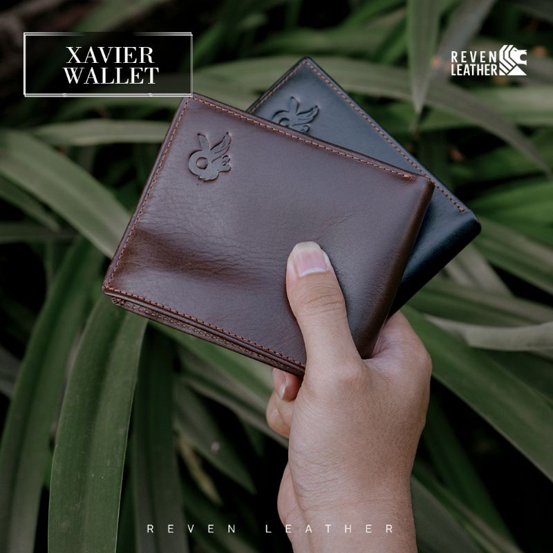 Dompet Premium Lipat Pria Slot Kartu Bahan 100% Kulit Sapi Asli Fashion Cowok Pria Reven Original Wallet Branded Terbaru