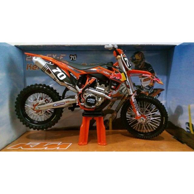 Diecast Miniatur Motor Trail KTM 250 SX-F 2012 Ken Roczen Replika Pajangan Harga Murah
