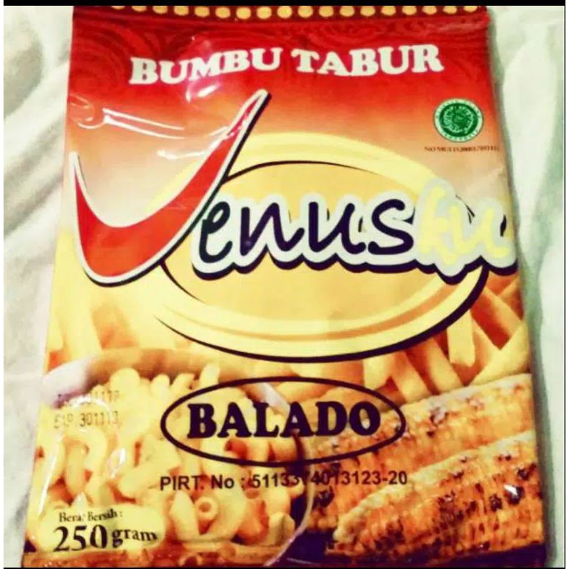 

Bumbu Tabur Venus Aneka Rasa 250gr Halal/Bumbu Tabur Venueku