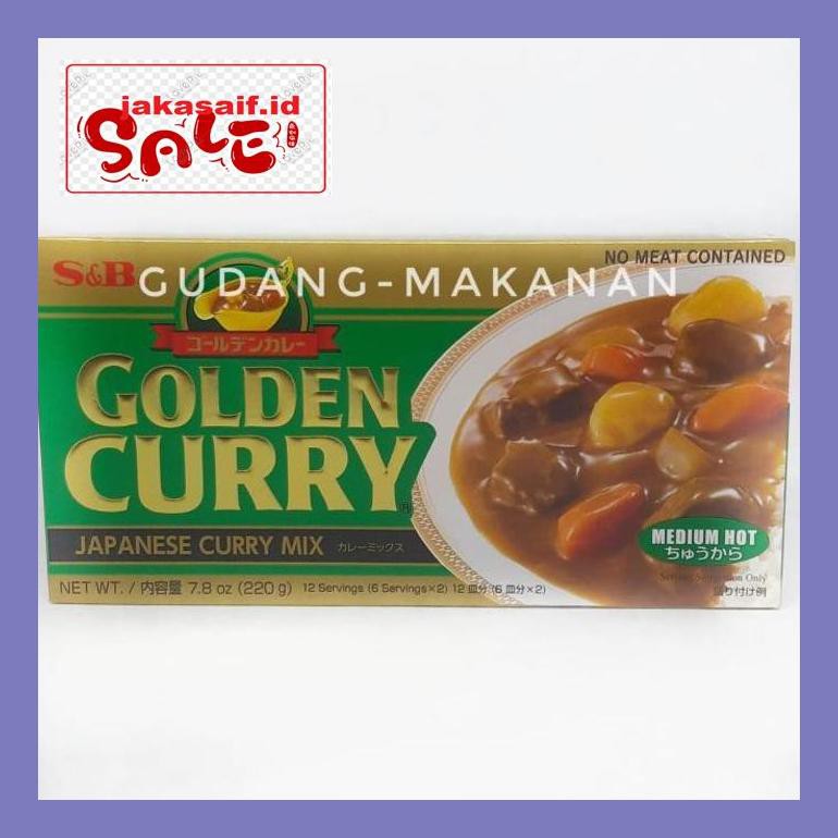 

504Sbu S&B Golden Curry 220 Gr - Medium Hot Bud0Mb