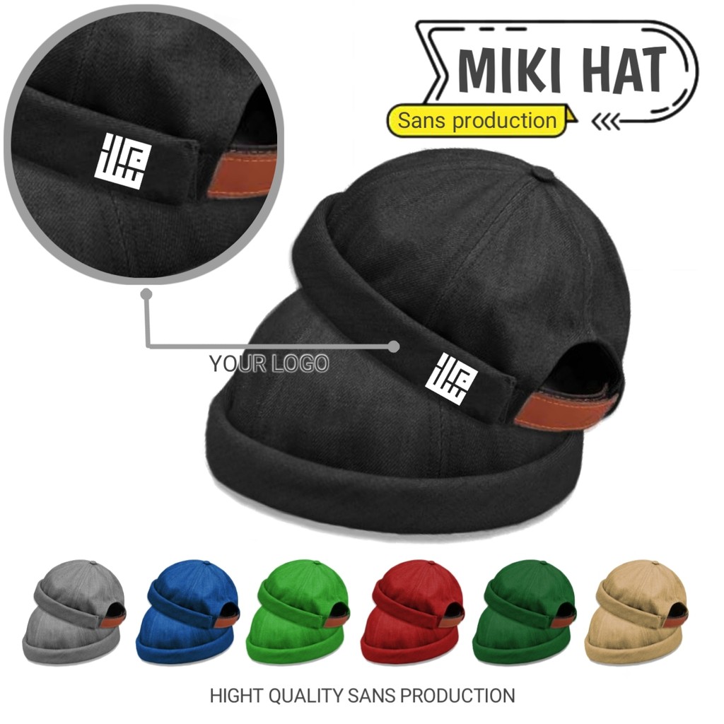 TOPI PECI CAP MIKI HAT KALIGRAFI - PECI MIKI HAT TOPI PECI HIJRAH VERSI GAUL- PECI UAS DEWASA & ANAK