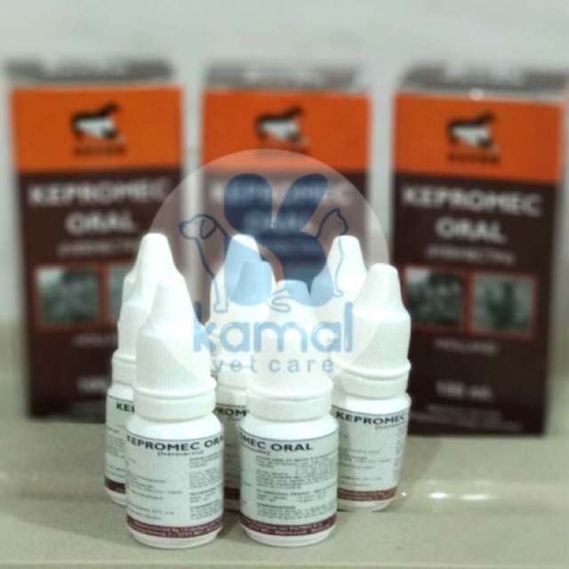 Kepromec Oral 10ml 15ml Repack Obat Gurem Kutu Scabies Cacing