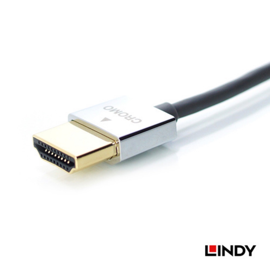 Kabel HDMI LINDY HDMI 2.0 with Ethernet Kabel Cromo Ultra Slim - 4167x