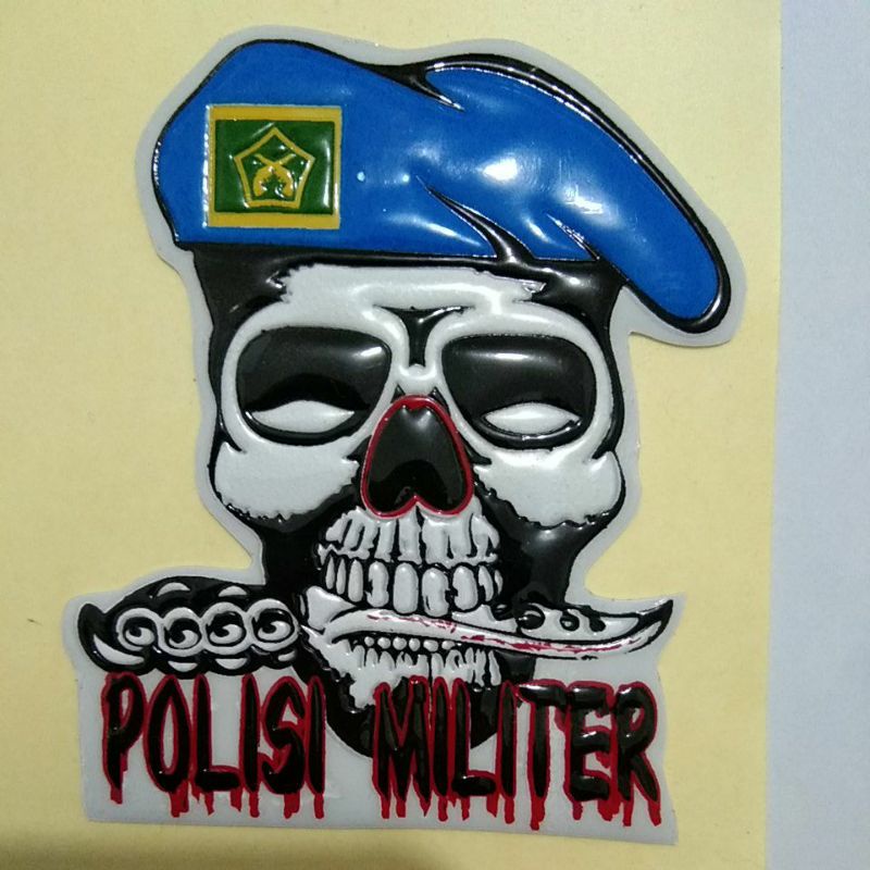 GILBERT ARMY STORE Grosir Stiker tempel Logo Kopasus Polisi Militer Tni Ad Kopaska Perbakin Un Libanon airborne Akmil Brimob Siliwangi  Kostrad Infanteri motor Mobil