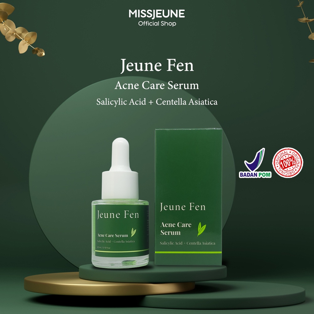 BPOM JEUNE FEN Collagen Astachiol/Acne Care/Niacin Brightening Serum Set Anti Aging Moisturizing Essence Penuaan Mencerahkan Melembabkan 20ml