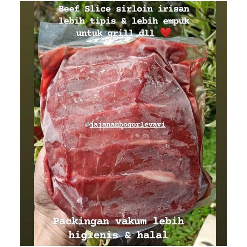 

Beef slice US & Sirloin Premium