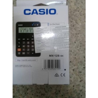 

Terbaik Kalkulator Casio MX-12B 12 digit !