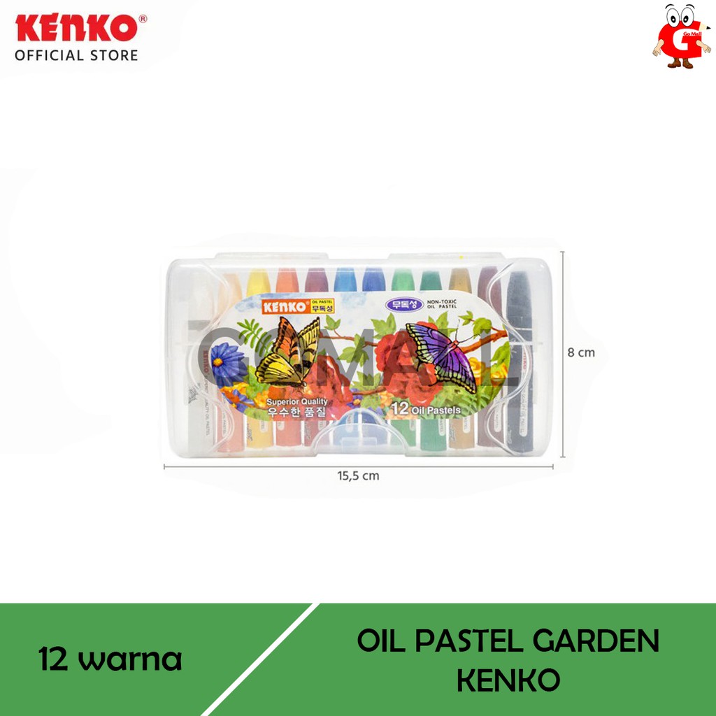 

Oil Pastel Kenko 12 Warna
