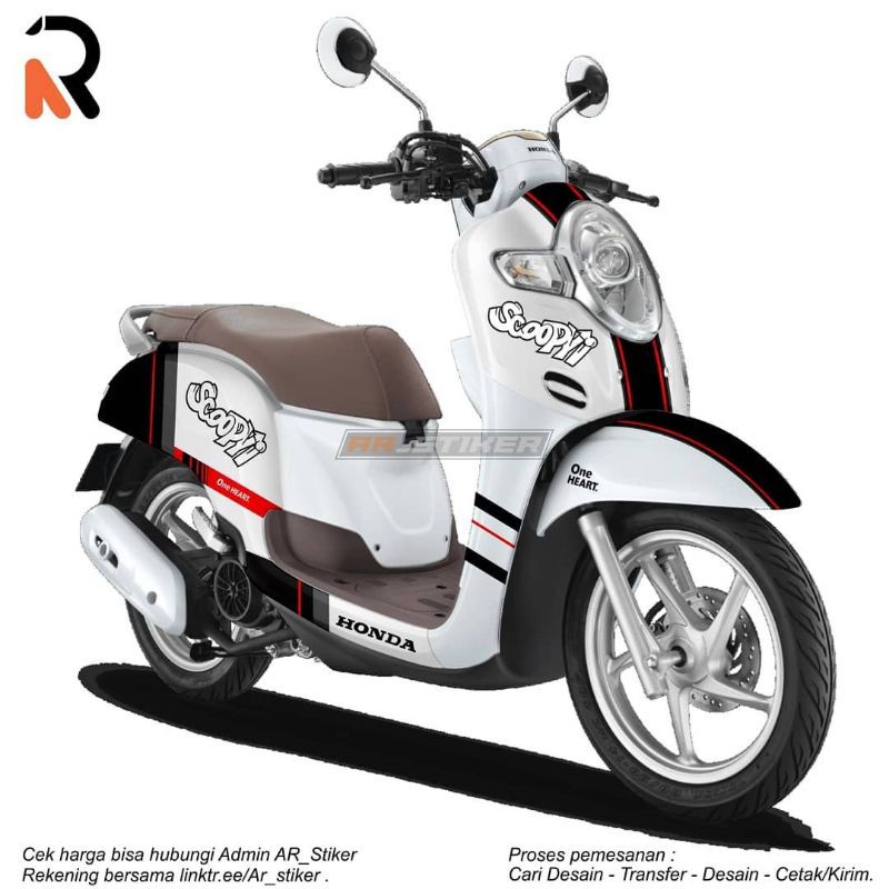 Sticker decal Scoopy fi simple