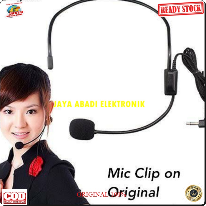 G511 ORIGINAL MIC KABEL HEADSET L 3.5 MM 3,5 METER BANDO KLIP CLIP MIK MIKROPON MIKROPHONE CABLE MICROPHONE KARAOKE VOKAL VOCAL ARTIS PROFESIONAL PRO SOUND BEST SISTEM AUDIO PANGGUNG LEGENDARY DYNAMIC PENGERAS SUARA HIFI  SENSITIF MC PIDATO SEMINAR CERAMA