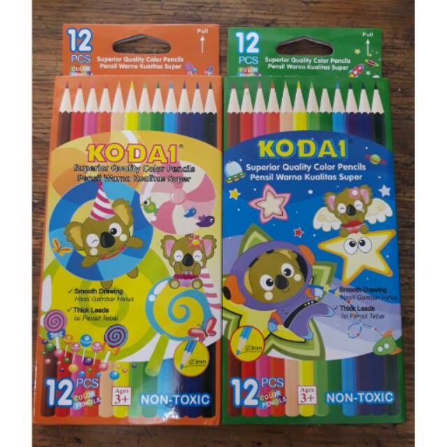 Pensil Warna Kodai Panjang 12 Warna