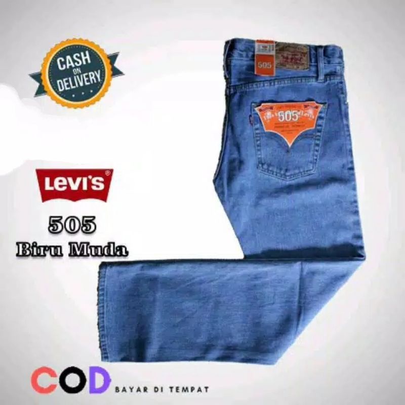 CELANA DENIM JEANS REGULER STANDAR KERJA TERMURAH / CELANA UFC MURAH STANDAR REGULLER PRIA DEW