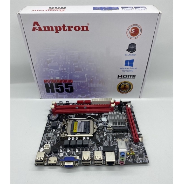 MOTHERBOARD AMPTRON H55 LGA 1156