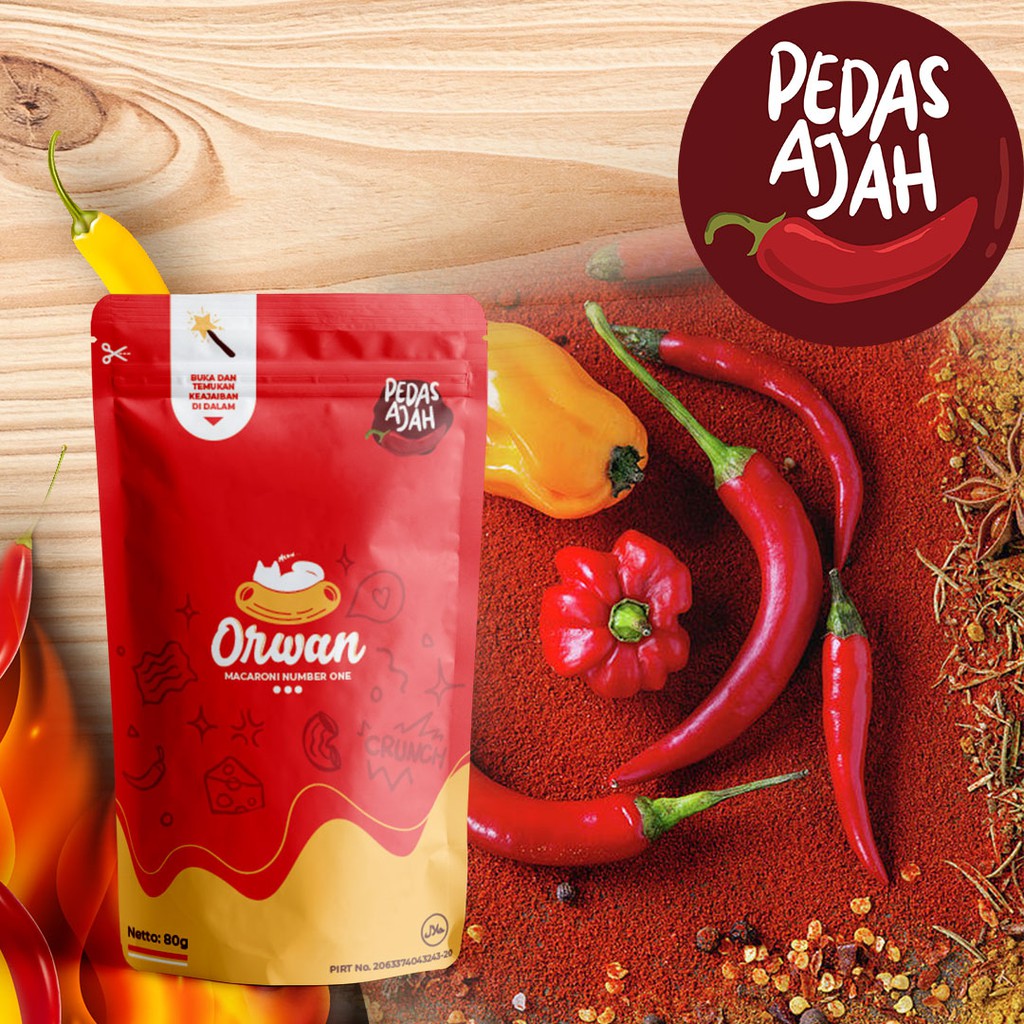 

Makaroni Orwan Premium Pedas Ajah