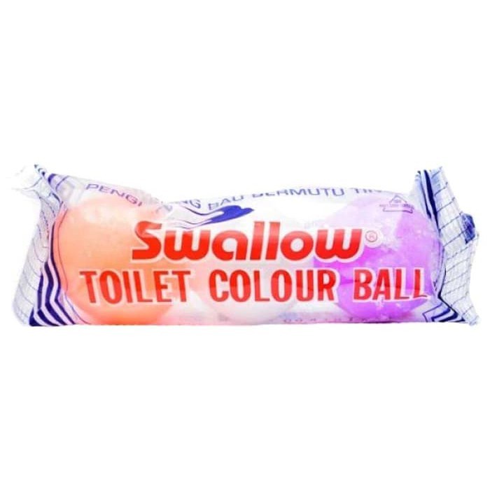 

PENGHARUM KAMPER SWALLOW TOILET COLOUR BALL ISI 3 S-108