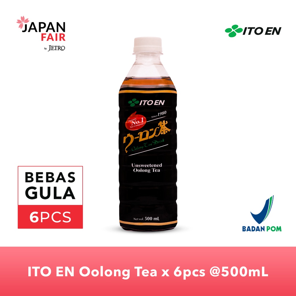 

ITO EN Oolong Tea Unsweetened Teh Oolong 480 ml No Sugar - 6 pcs