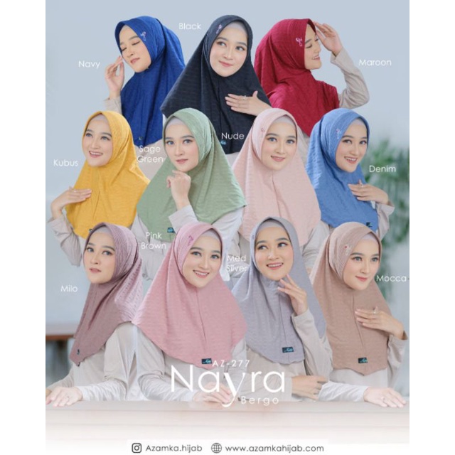 BERGO NAYRA BY AZAMKA HIJAB