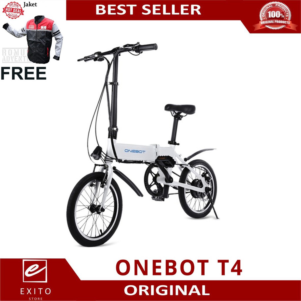 Sepeda lipat Listrik (Ebike) ONEBOT T4