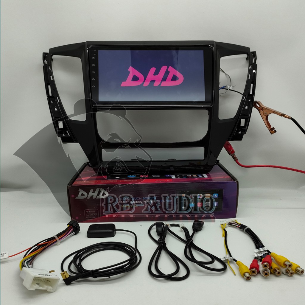 Head Unit Android DHD Triton - Pajero Sport 2017 Up 9 inch Plug & Play