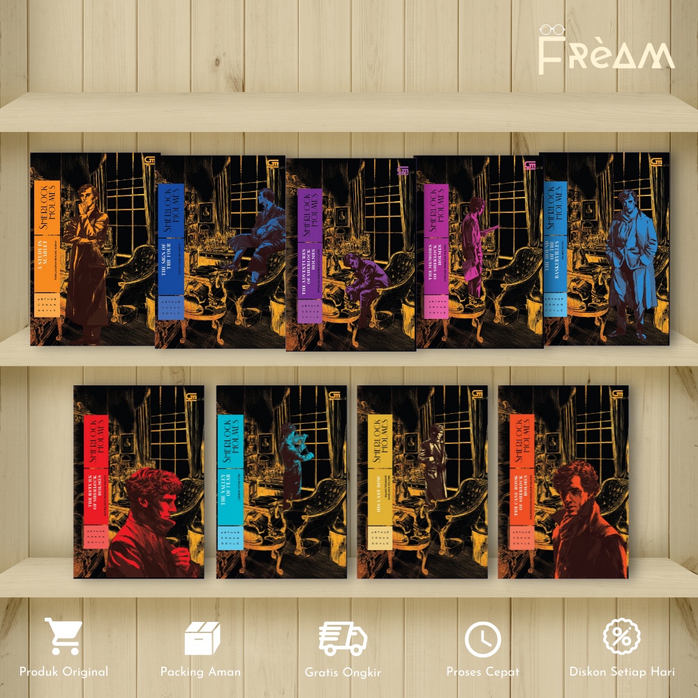 Novel Penelusuran Benang Merah (A Study In Scarlet) | Empat Pemburu Harta (The Sign Of Four) | Petua