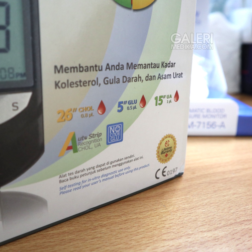 Autocheck GCU 3 in 1 Alat Cek Kadar Gula Darah, Asam Urat, Kolesterol