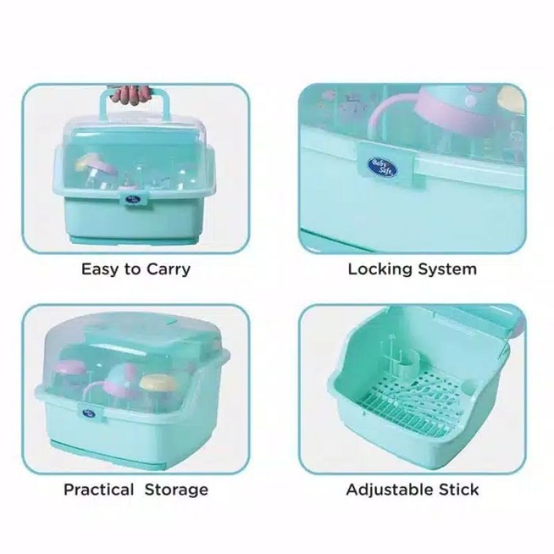 Baby Safe Drying Rack High Capacity DR05 - Rak Pengering Botol Bayi