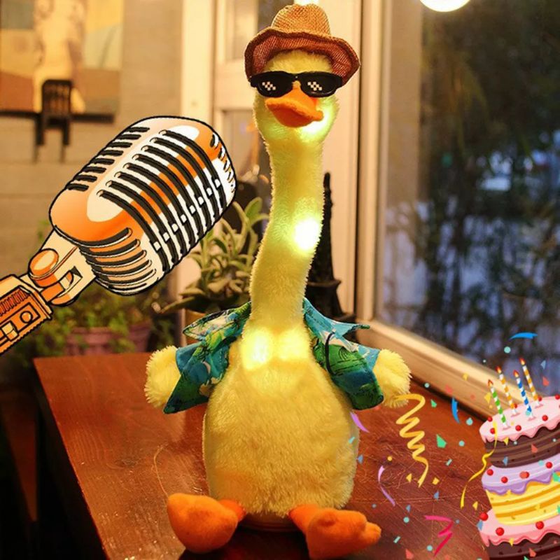 Mainan Boneka Goyang Bebek Dancing Hip Hop Duck Goyang