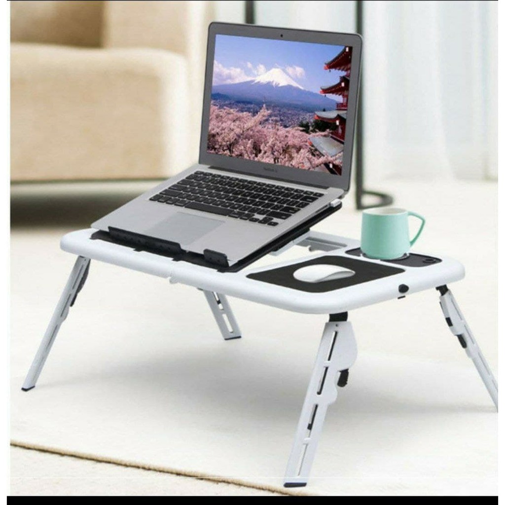 Meja Laptop Lipat dengan Cooler Fan