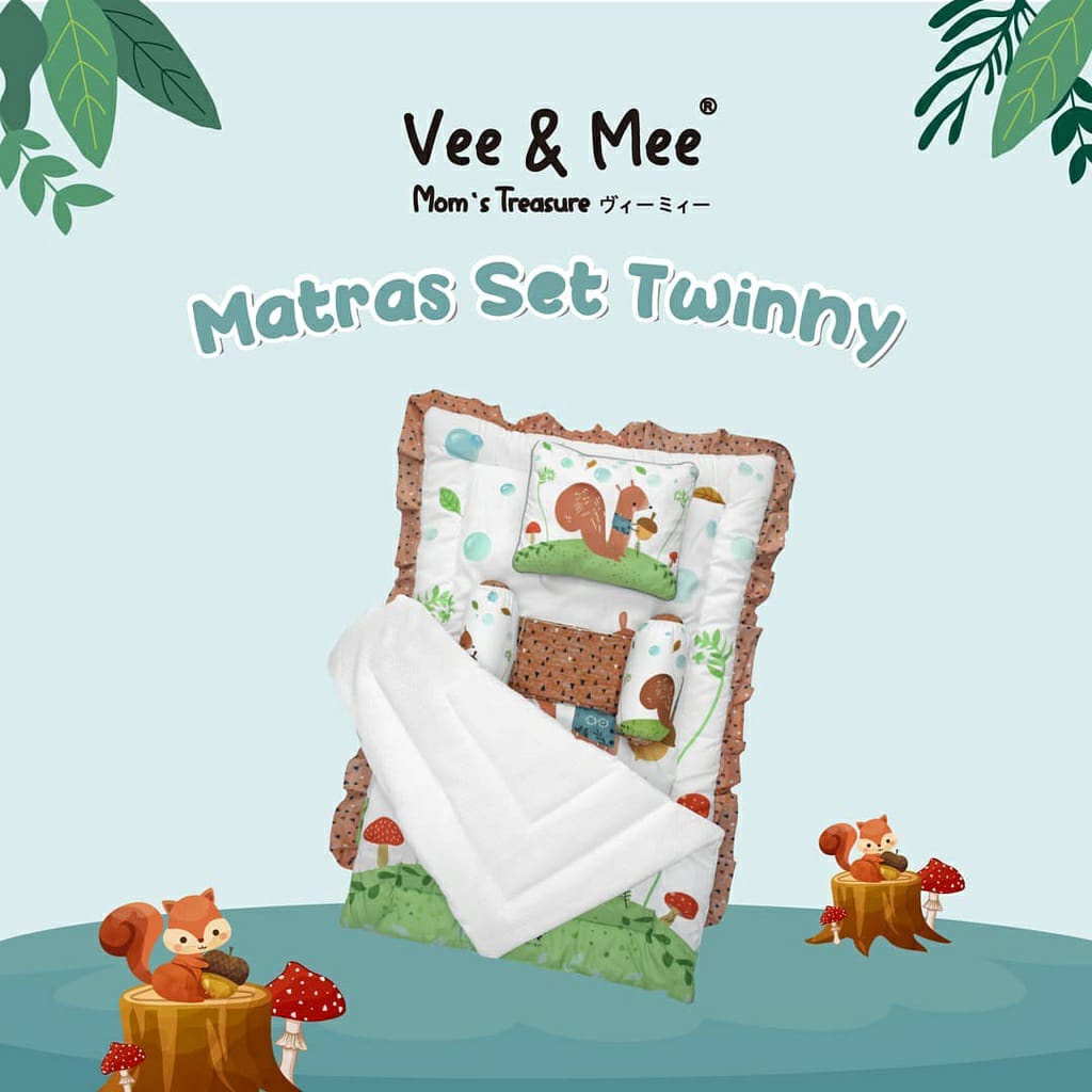 Vee&amp;Mee Matras Set Twinny VMM1020