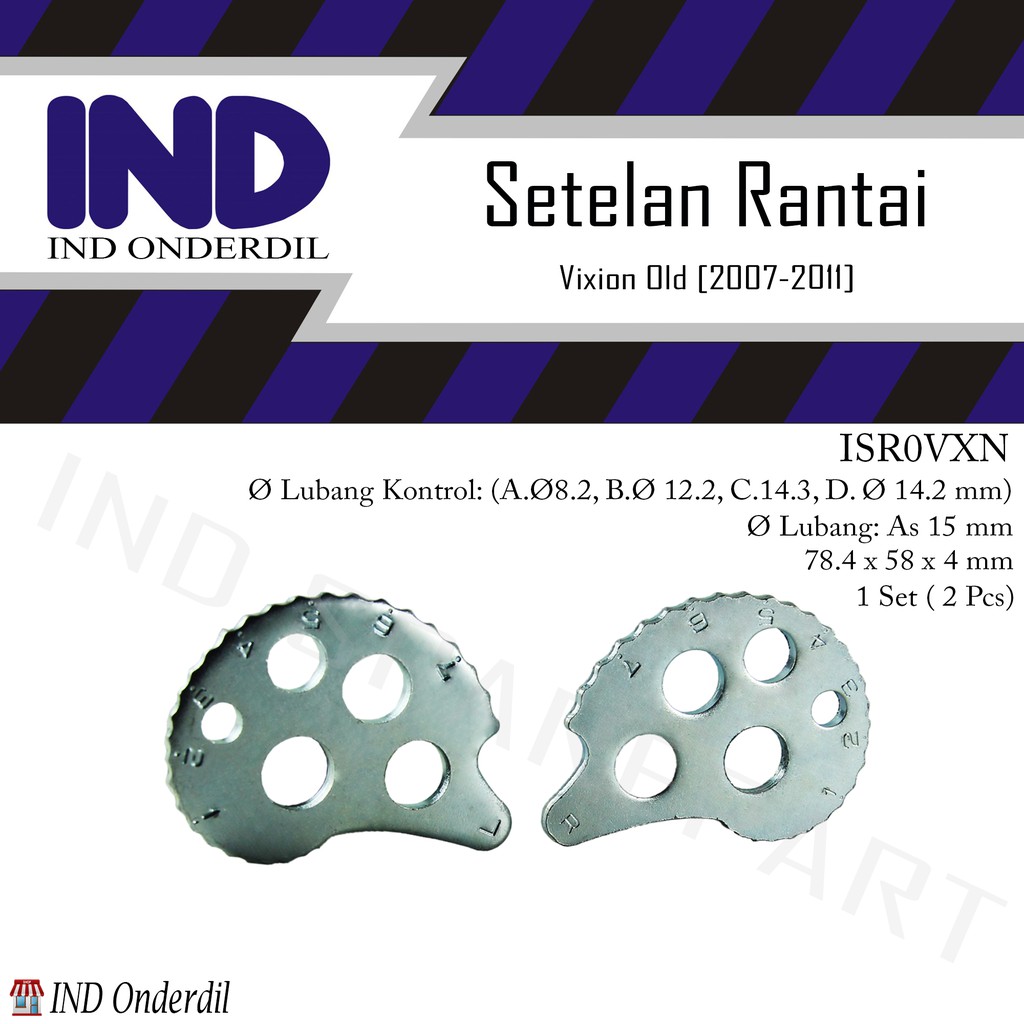 Setelan-Stelan-Anting Rantai-Rante Set Vixion Lama-Old 2007-2011