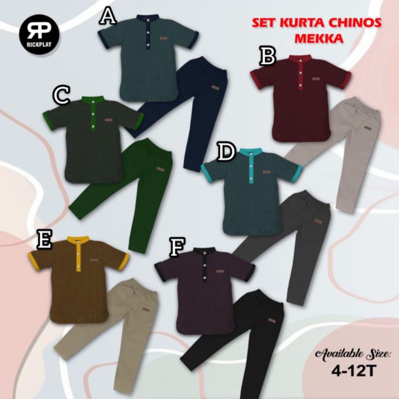SET KURTA CHINOS MEKA RICKPLAY