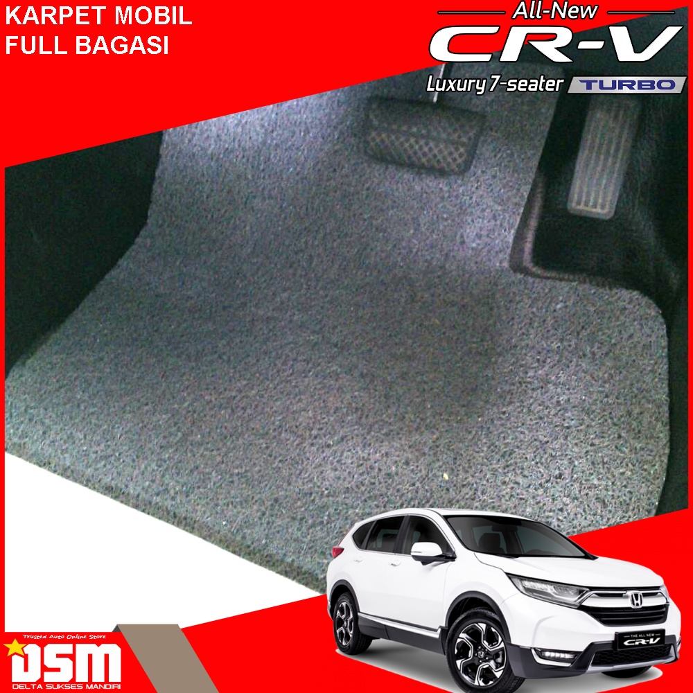 Karpet Mobil Honda All New CRV 7 Seater (2017-on) - Full Bagasi / Karpet Mobil Mie All New CRV Tebal 15mm / DSM