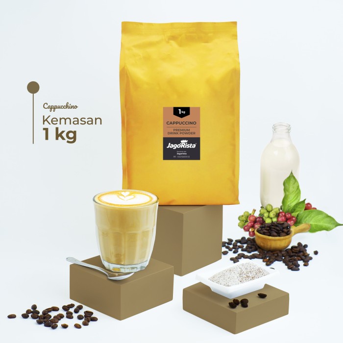 

Premium GOLD Cappuchino Powder (Bubuk Minuman/Powder Drink)