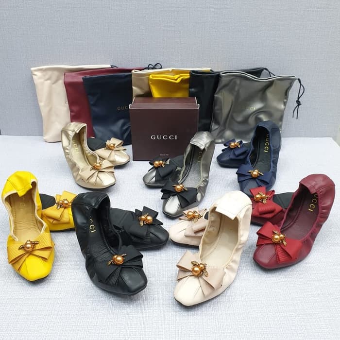 Sepatu Wanita GUCCI Flat F017 / Sepatu Kerja Wanita - -