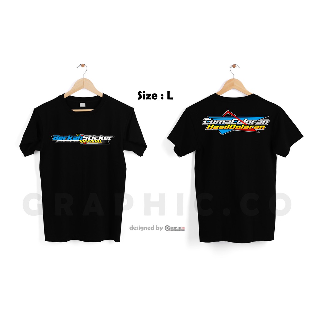 Kaos Custom kaos Racing kaos polos sablon plastisol