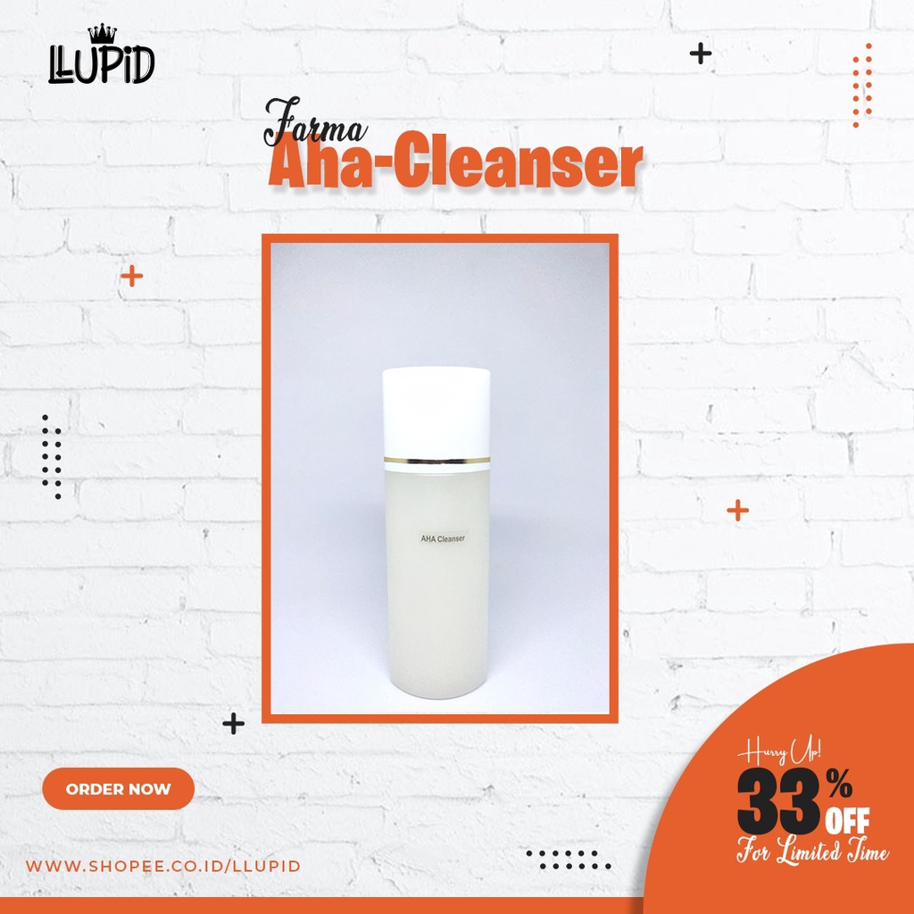 AHA CLEANSER 100ML / SABUN WAJAH / SABUN MUKA / PEMBERSIH WAJAH