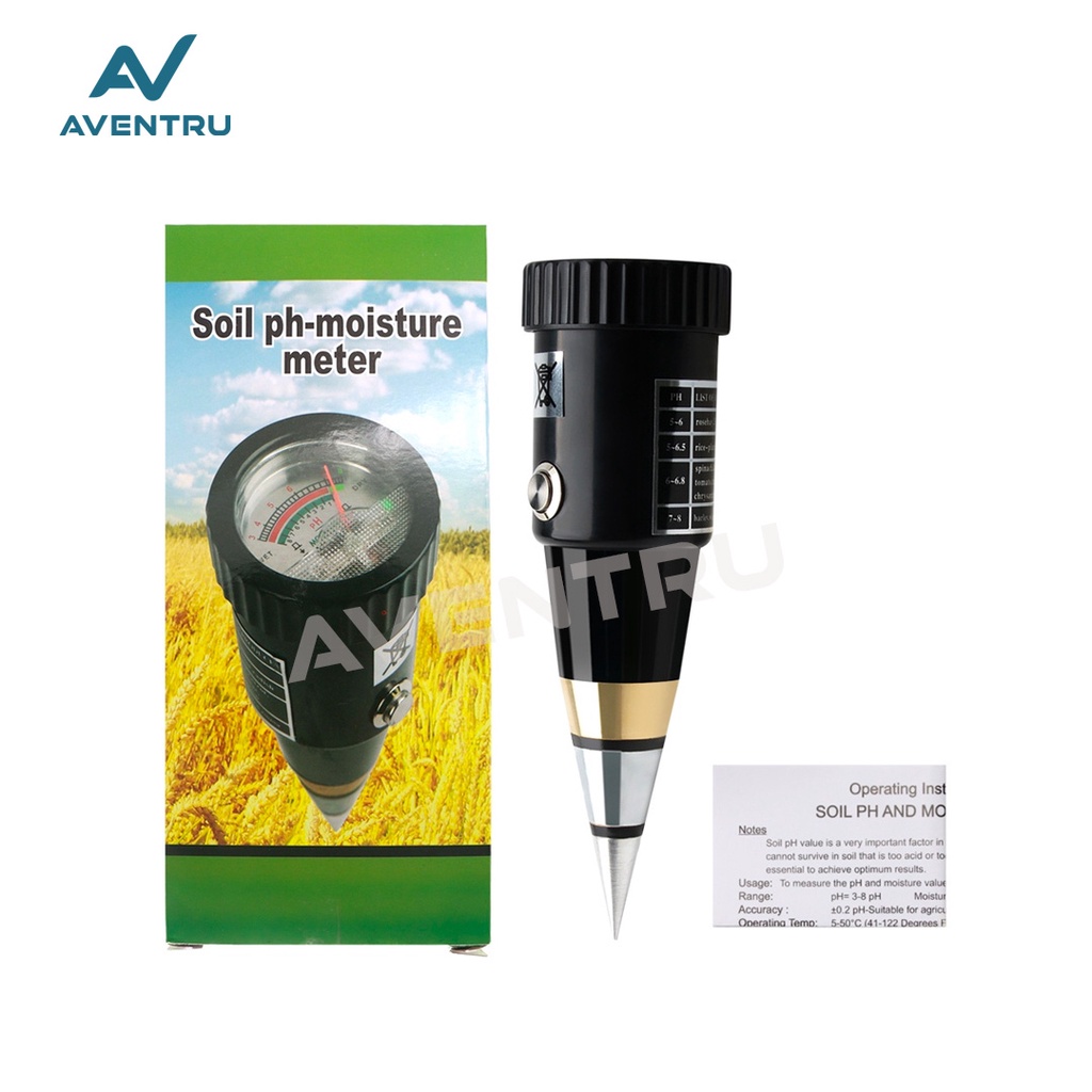 Alat Ukur Kelembaban Tanah Soil Moisture PH Meter Tester VT05 (VT-05)