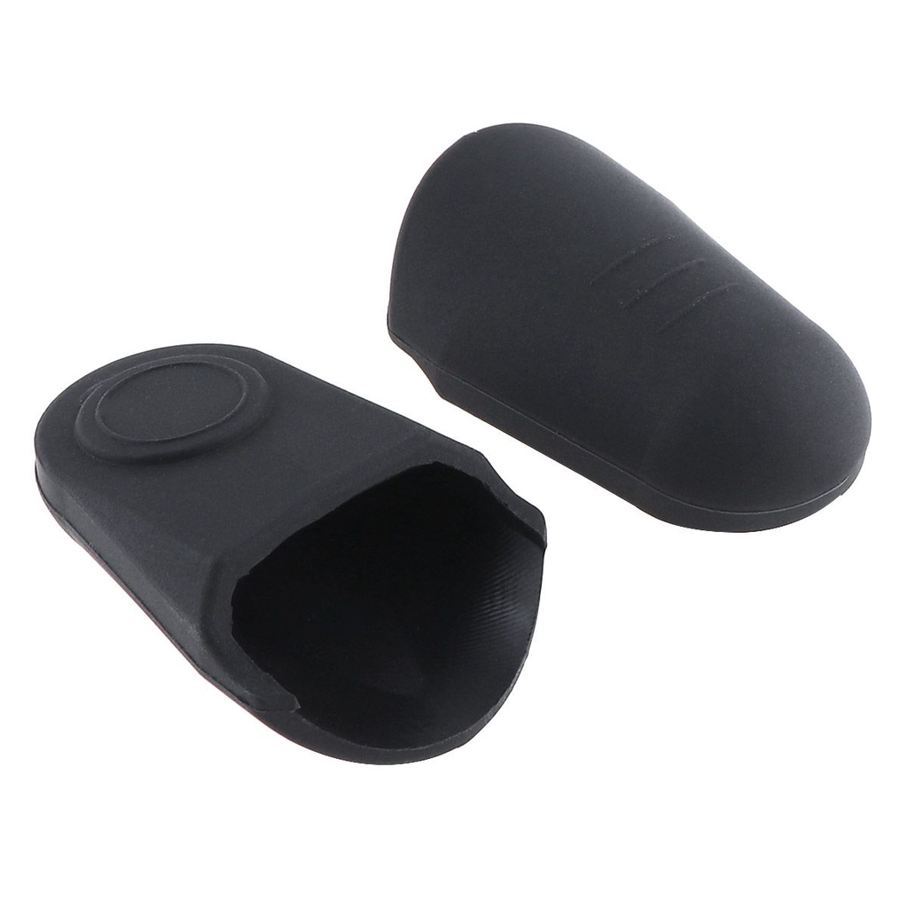 Sepasang Pelindung Corong Saxophone Soprano Bahan Karet Logam Ukuran 3.7x2.3x1.3cm