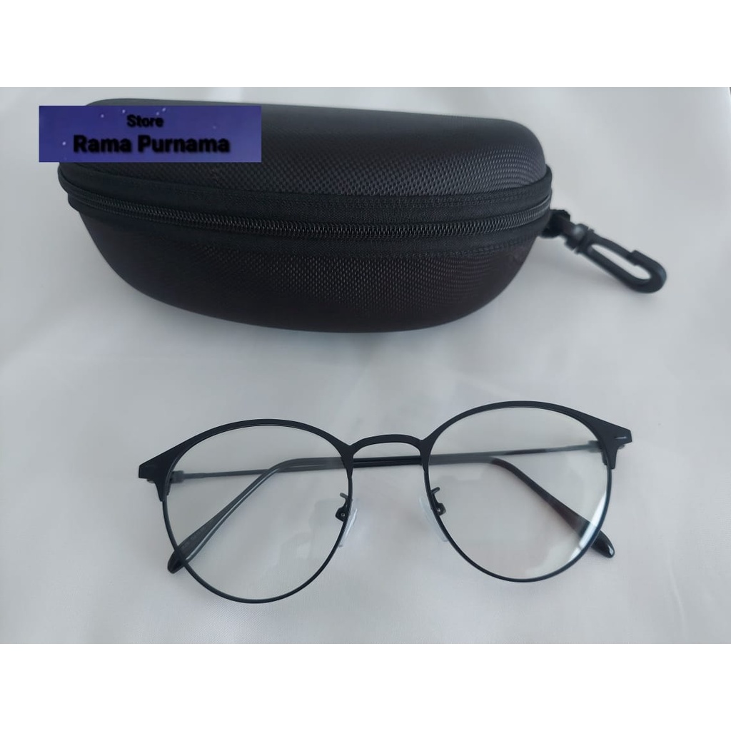 Kacamata Photocromic Korea / Anti Radiasi 2 In 1 Potokromik Photochromic Pria Wanita Blue Ray PTC7001