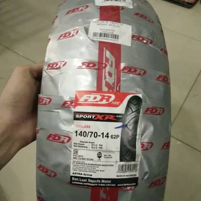 Ban 140/70-14 Sport Evo FDR TUBELESS